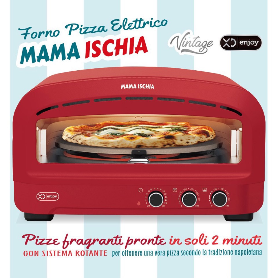 XD Enjoy XDHKPM400VTG macchina e forno per pizza 1 pizza(e) 2200 W Rosso