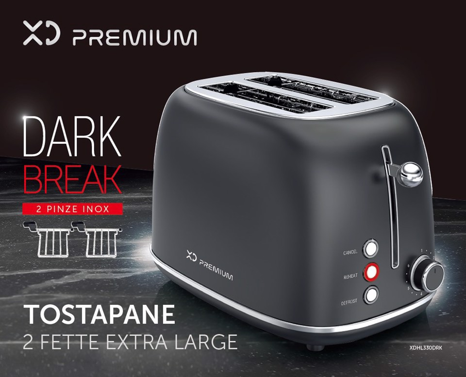 XD Enjoy XDHL330DRK tostapane 6 2 fetta/e 685 W Nero