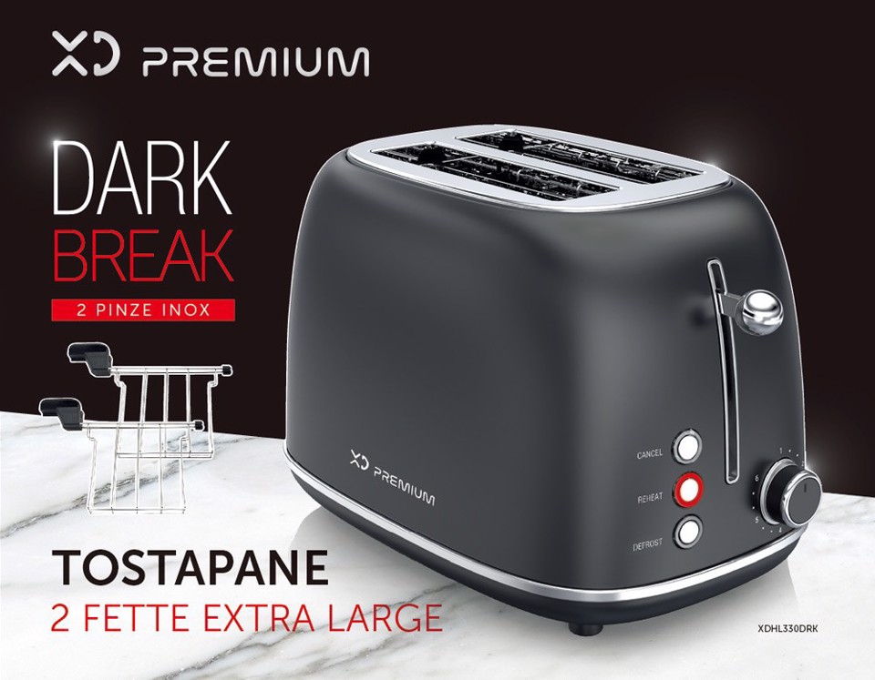 XD Enjoy XDHL330DRK tostapane 6 2 fetta/e 685 W Nero