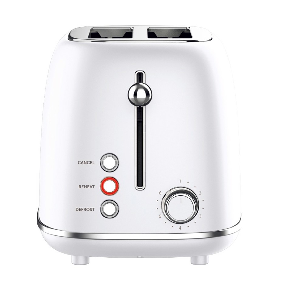 XD Enjoy XDHL330WHT tostapane 6 2 fetta/e 685 W Argento, Bianco XD Enjoy XDHL330WHT tostapane 6 2 fetta/e 685 W Argento, Bianco