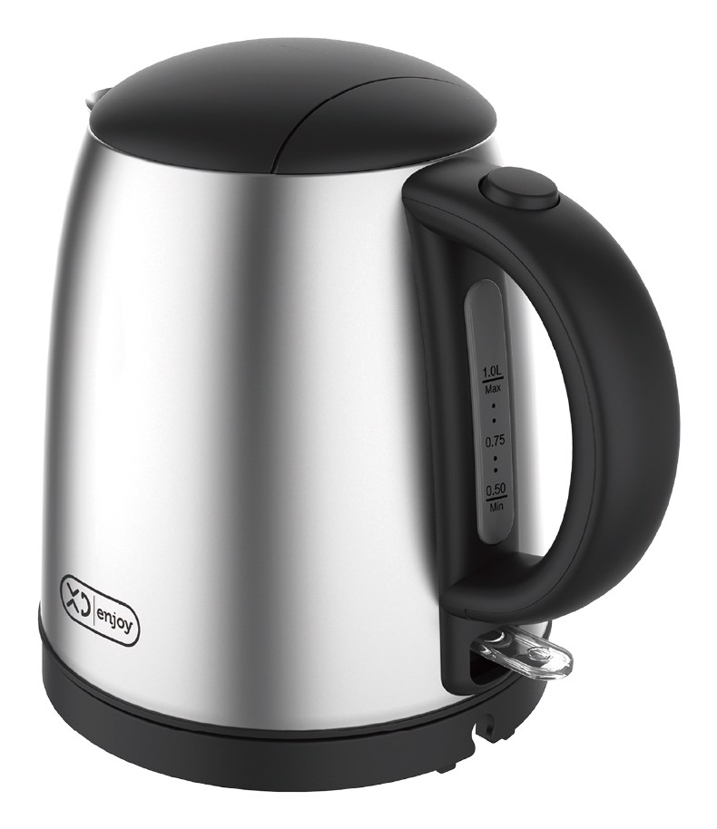 XD Enjoy XDHR100IX bollitore elettrico 1 L 2200 W Nero, Argento