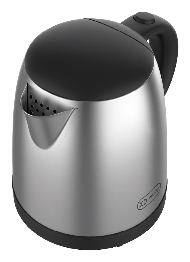 XD Enjoy XDHR100IX bollitore elettrico 1 L 2200 W Nero, Argento