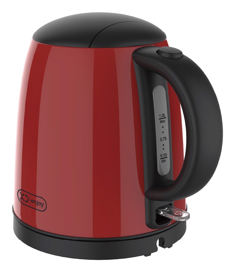 XD Enjoy XDHR100RD bollitore elettrico 1 L 2200 W Nero, Rosso