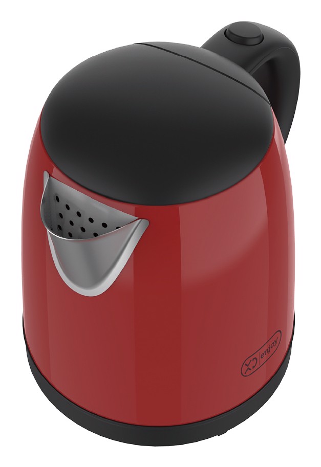 XD Enjoy XDHR100RD bollitore elettrico 1 L 2200 W Nero, Rosso