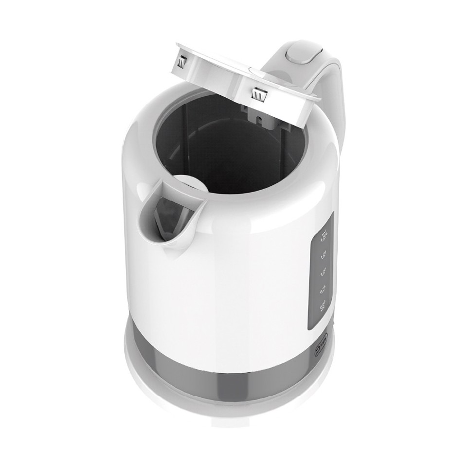 XD Enjoy XDHR150WH bollitore elettrico 1,5 L 2200 W Argento, Bianco