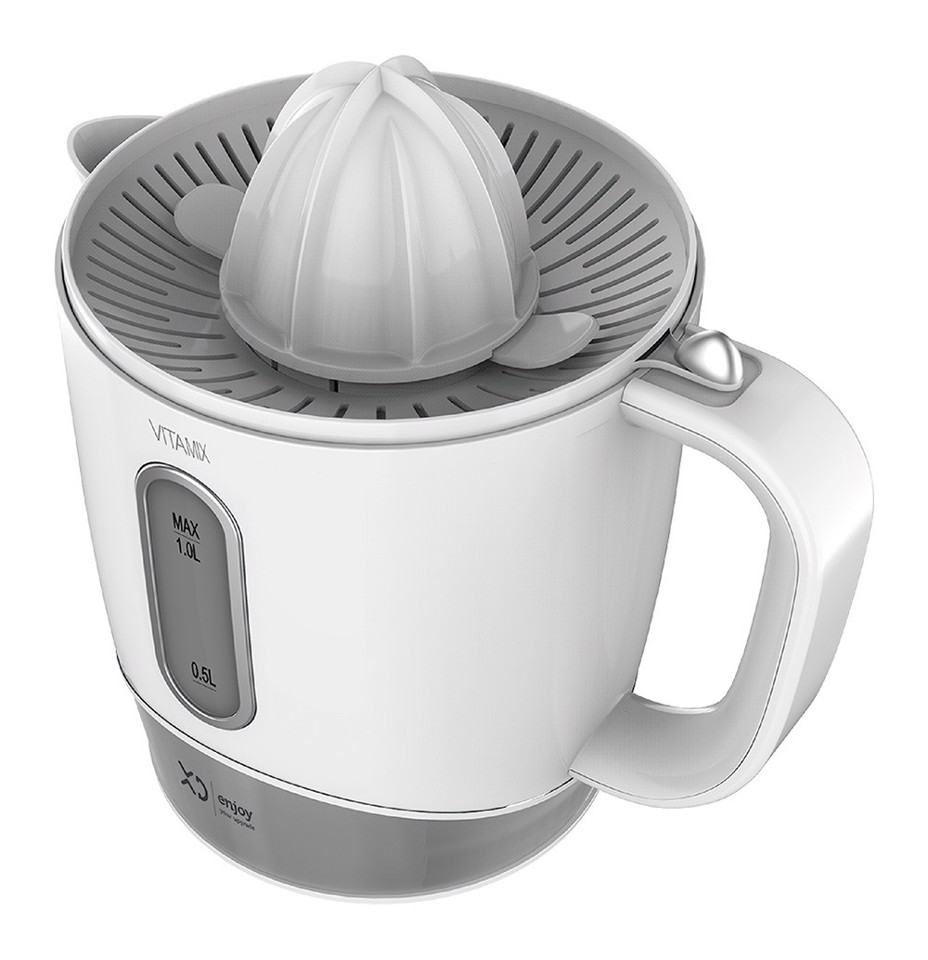 XD Enjoy XDHR882 spremiagrumi elettrico 1 L 30 W Argento, Bianco