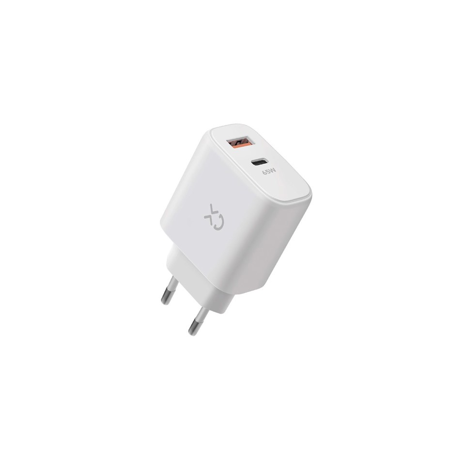 XD Enjoy XDHTV65 Caricabatterie per dispositivi mobili Telefono cellulare, Smartphone Bianco AC Ricarica rapida Interno