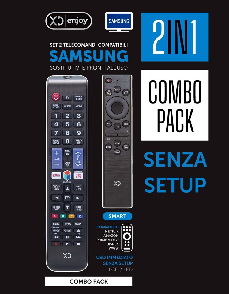 XD Enjoy XDHY1099 telecomando IR Wireless TV Pulsanti