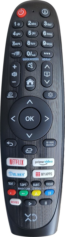 XD Enjoy XDHY1818 telecomando TV Pulsanti