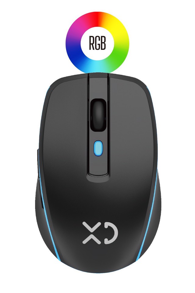 XD Enjoy XDIMCG1R mouse Ufficio Ambidestro USB tipo A 1600 DPI