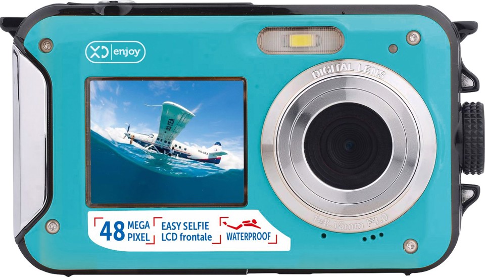 XD Enjoy XDJRK80BLU fotocamera digitale 1/4" Fotocamera compatta 48 MP CMOS 8000 x 6000 Pixel Blu