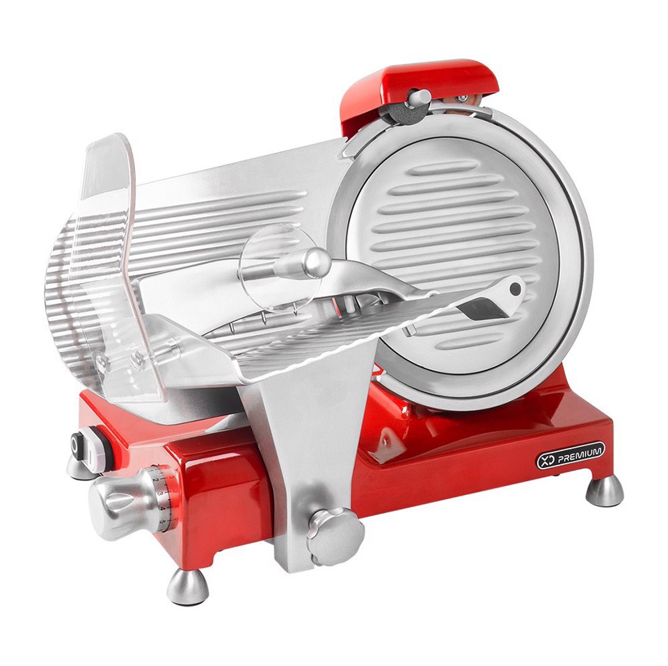 XD Premium XDMIS250RED affettatrice Elettrico 240 W Rosso, Argento Acciaio inox
