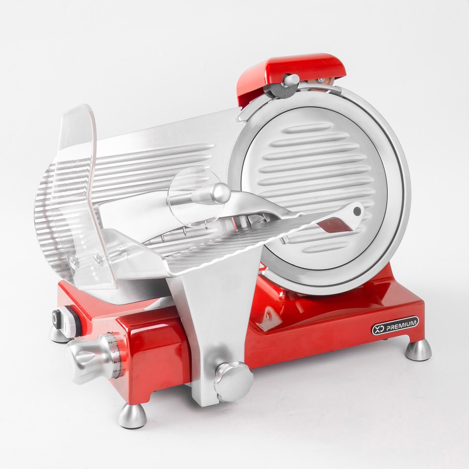 XD Premium XDMIS250RED affettatrice Elettrico 240 W Rosso, Argento Acciaio inox