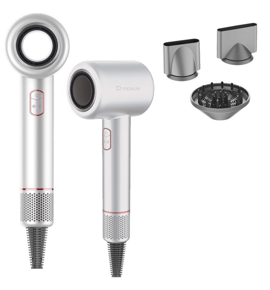 XD Enjoy XDMIS6800 asciuga capelli 1600 W Bianco, Rose Gold