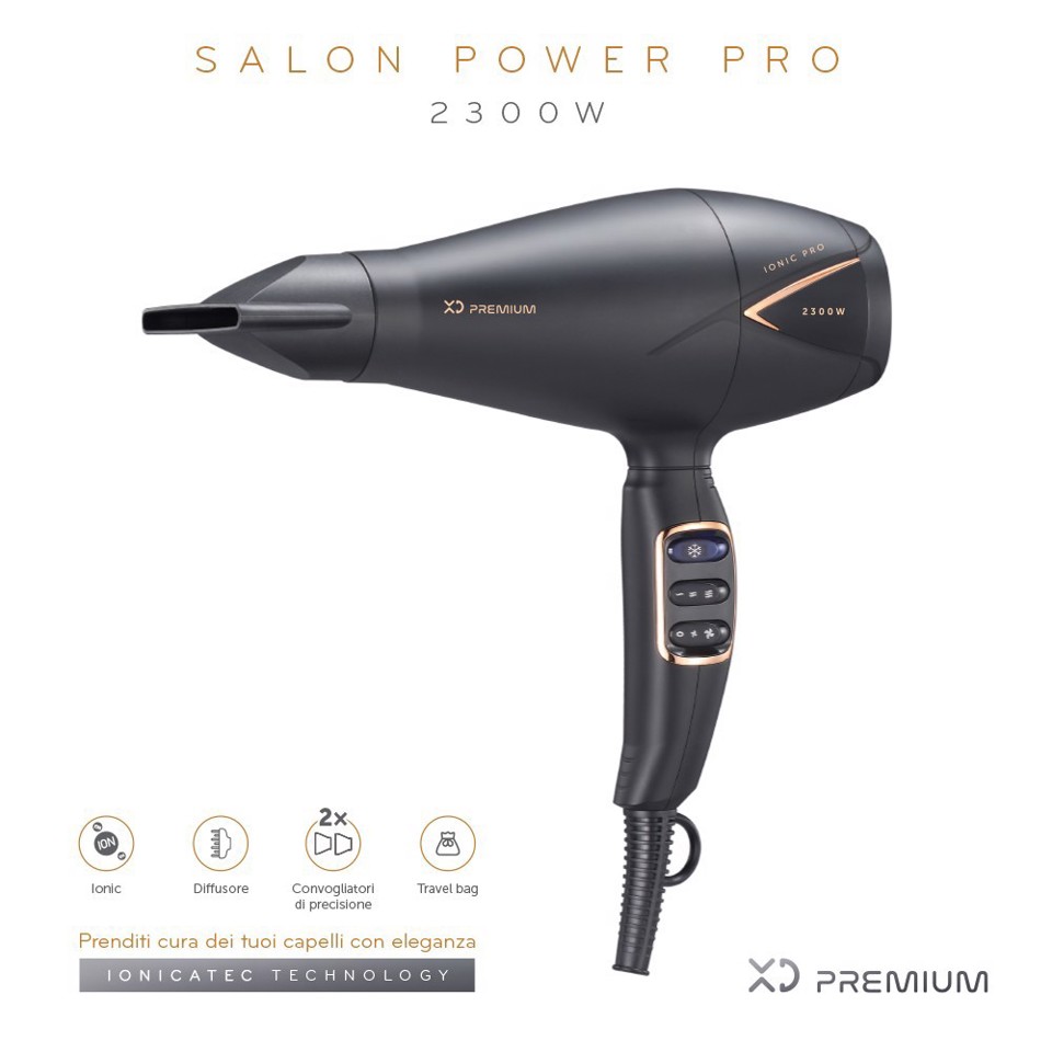 XD Enjoy XDMJ999 asciuga capelli 2300 W Grigio