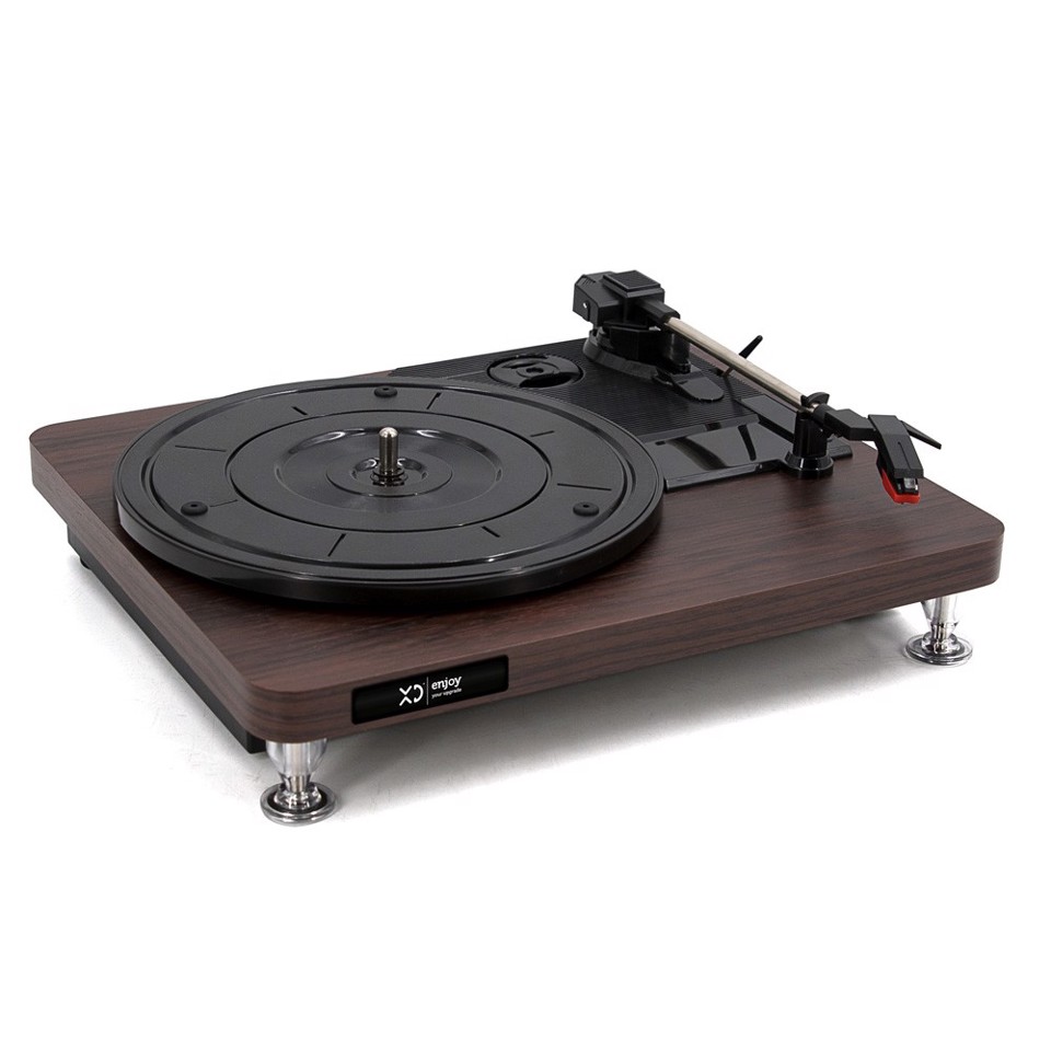 XD Enjoy XDMPK141 piatto audio Giradischi con trasmissione a cinghia Legno XD Enjoy XDMPK141 piatto audio Giradischi con trasmissione a cinghia Legno