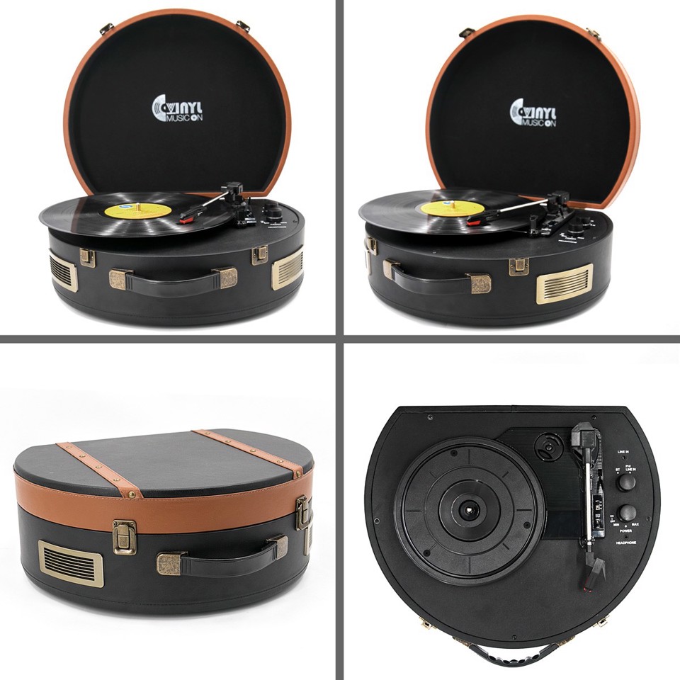 XD Enjoy XDMPK249 piatto audio Giradischi con trasmissione a cinghia Nero