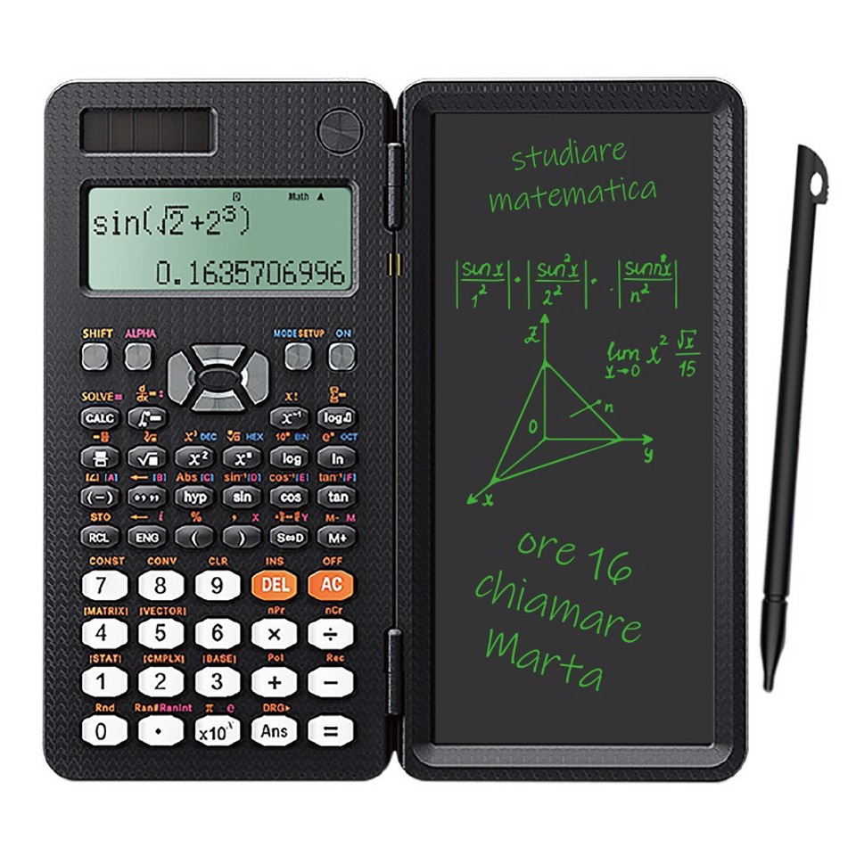 XD Enjoy XDNE607 calcolatrice Tasca Calcolatrice scientifica Nero