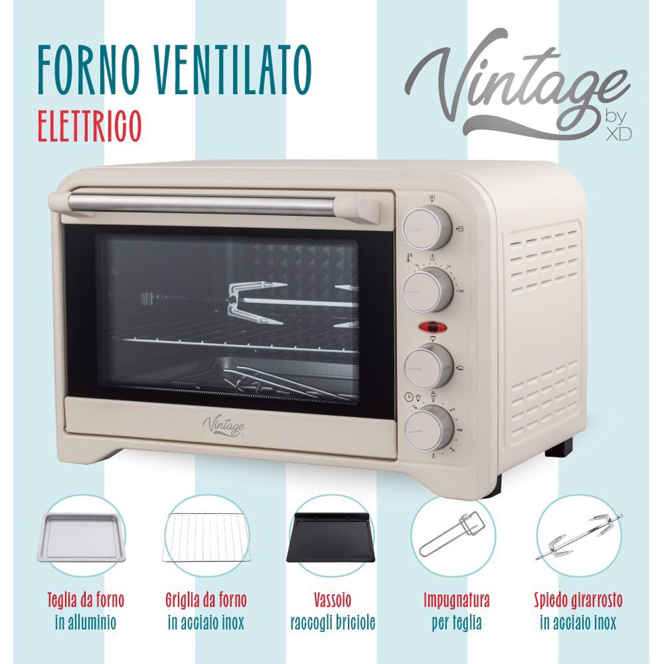 XD Enjoy XDOMX30VTG forno 30 L 1600 W Crema