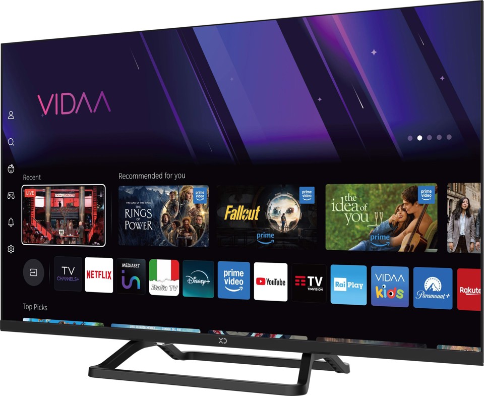 XD Enjoy XDP32VQF1ESAT TV 81,3 cm (32") Full HD Smart TV Wi-Fi Nero 180 cd/m²