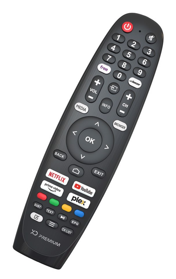XD Enjoy XDP43VQU1ESAT TV 109,2 cm (43") 4K Ultra HD Smart TV Wi-Fi Nero 280 cd/m²