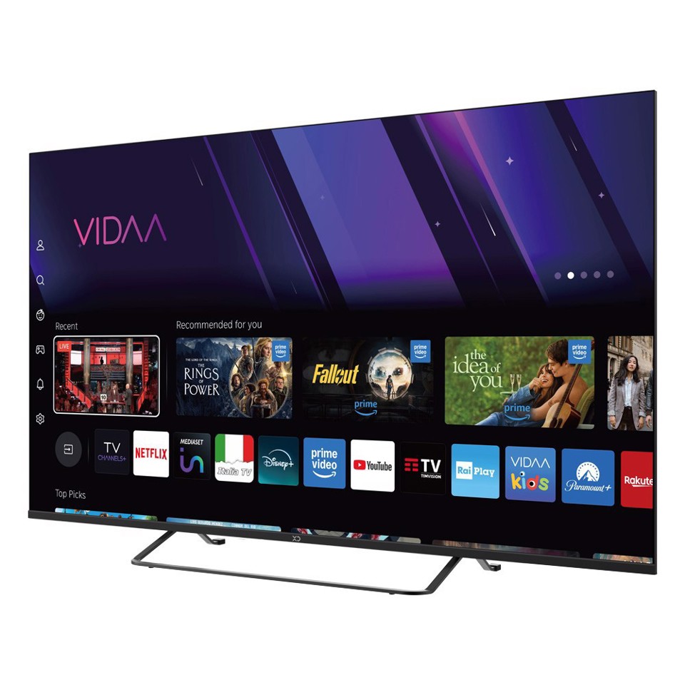 XD Enjoy XDP50VQU1ESAT TV 127 cm (50") 4K Ultra HD Smart TV Wi-Fi Nero 250 cd/m²