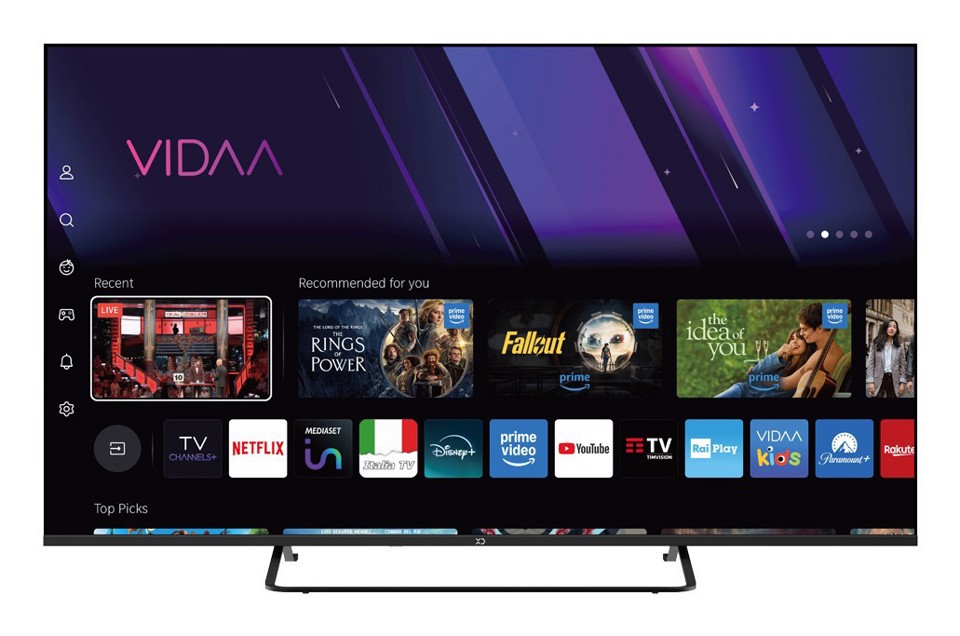 XD Enjoy XDP50VQU1ESAT TV 127 cm (50") 4K Ultra HD Smart TV Wi-Fi Nero 250 cd/m²