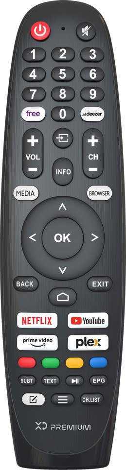 XD Enjoy XDP55VQU1ESAT TV 139,7 cm (55") 4K Ultra HD Smart TV Wi-Fi Nero 250 cd/m²