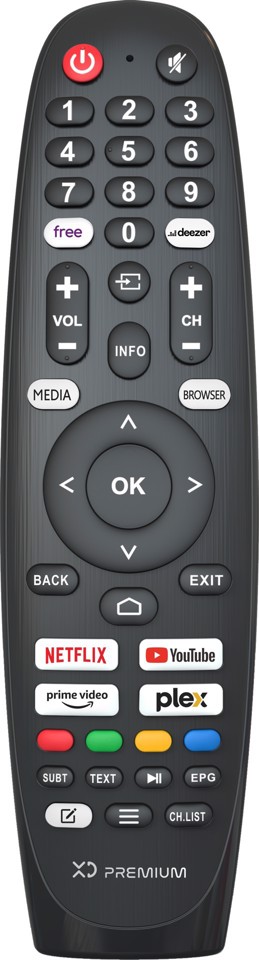 XD Enjoy XDP55VQU1ESAT TV 139,7 cm (55") 4K Ultra HD Smart TV Wi-Fi Nero 250 cd/m²