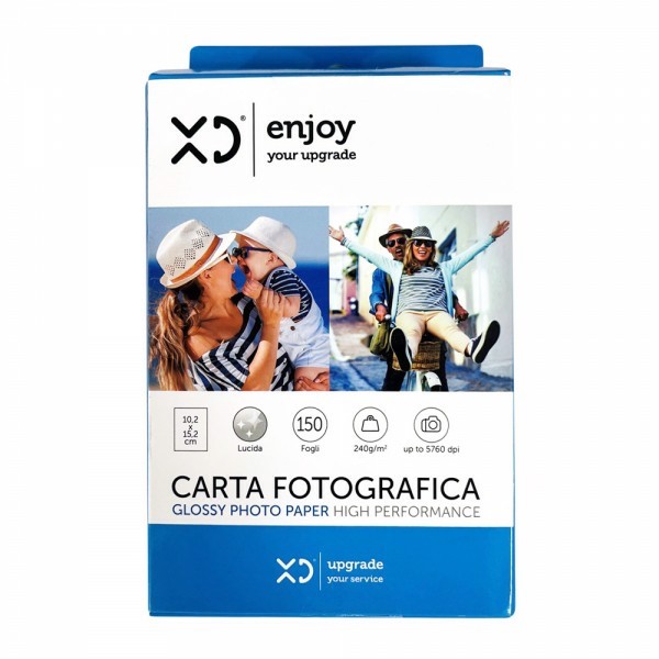 XD Enjoy XDPHOTOPAPER02 carta fotografica Bianco Lucida XD Enjoy XDPHOTOPAPER02 carta fotografica Bianco Lucida