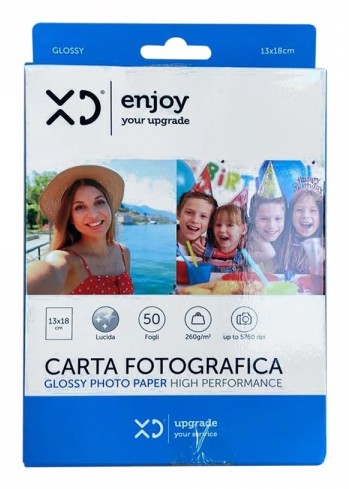 XD Enjoy XDPHOTOPAPER03 carta fotografica Bianco Lucida XD Enjoy XDPHOTOPAPER03 carta fotografica Bianco Lucida