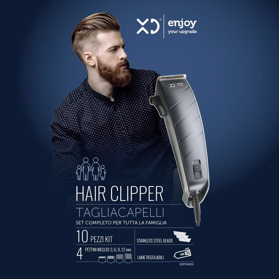 XD Enjoy XDPR4905 tagliacapelli Blu 4