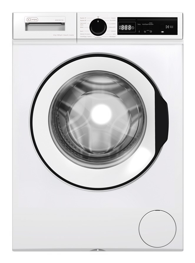 XD Enjoy XDS61041T1B lavatrice Caricamento frontale 6 kg 1000 Giri/min Bianco
