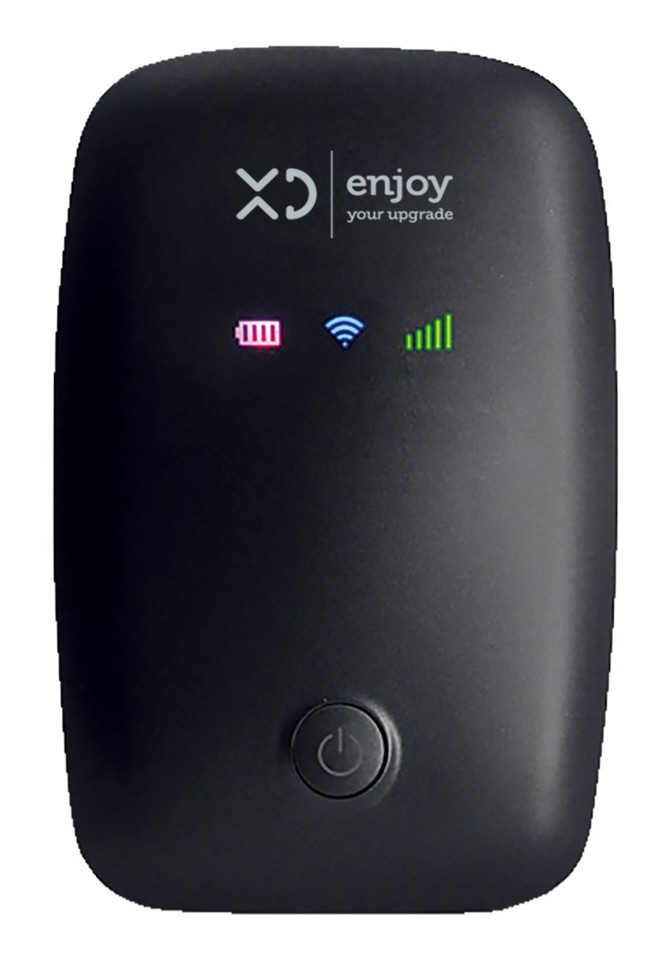 XD Enjoy XDSAPM3 router wireless Banda singola (2.4 GHz) 4G Nero