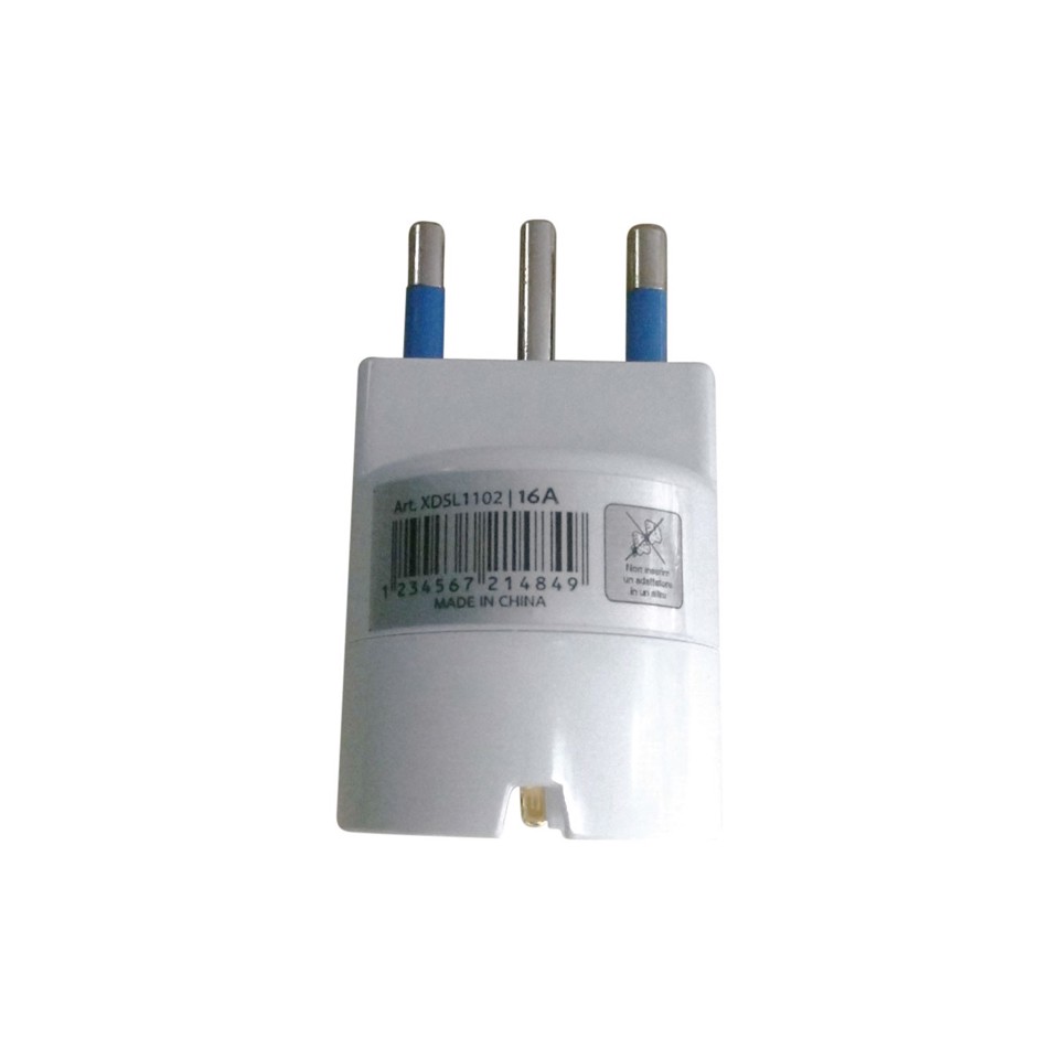 XD Enjoy XDSL1102 adattatore per presa di corrente Tipo F Bianco