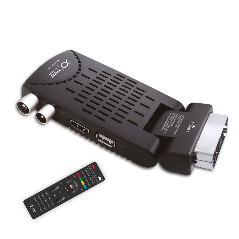 XD Enjoy XDT599 set-top box TV Terrestre Full HD Nero