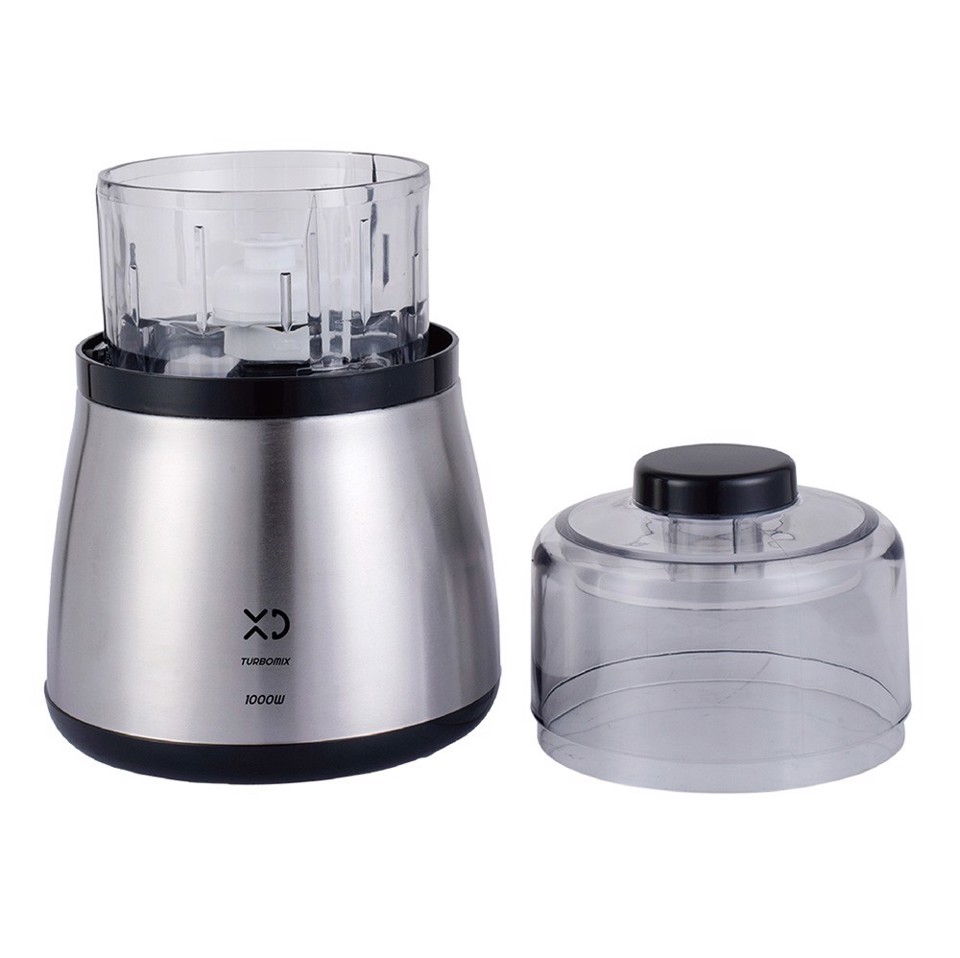 XD Enjoy XDTLP54 tritaverdure elettrico 600 L 1000 W Nero, Argento, Trasparente