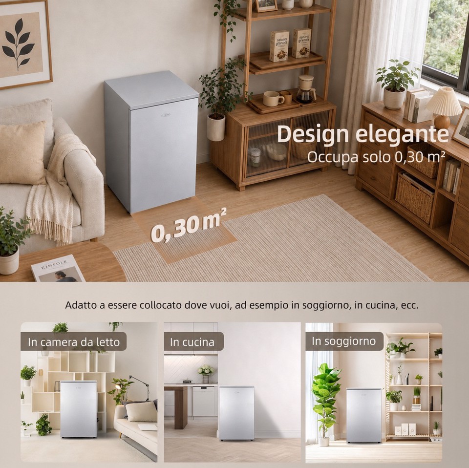 XD Enjoy XDTTMRF110ESI monoporta Superficie piana 107 L Bianco