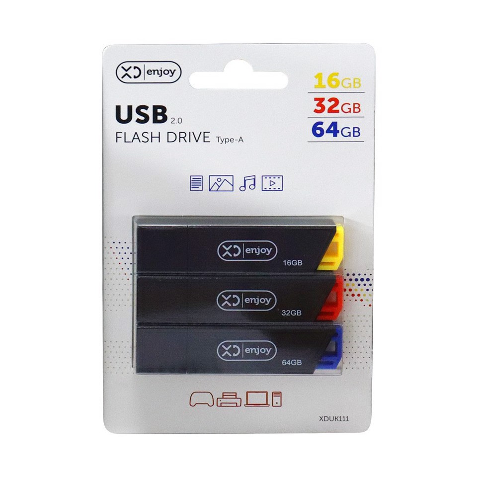 XD Enjoy XDUK111 unità flash USB USB tipo A 2.0 Nero