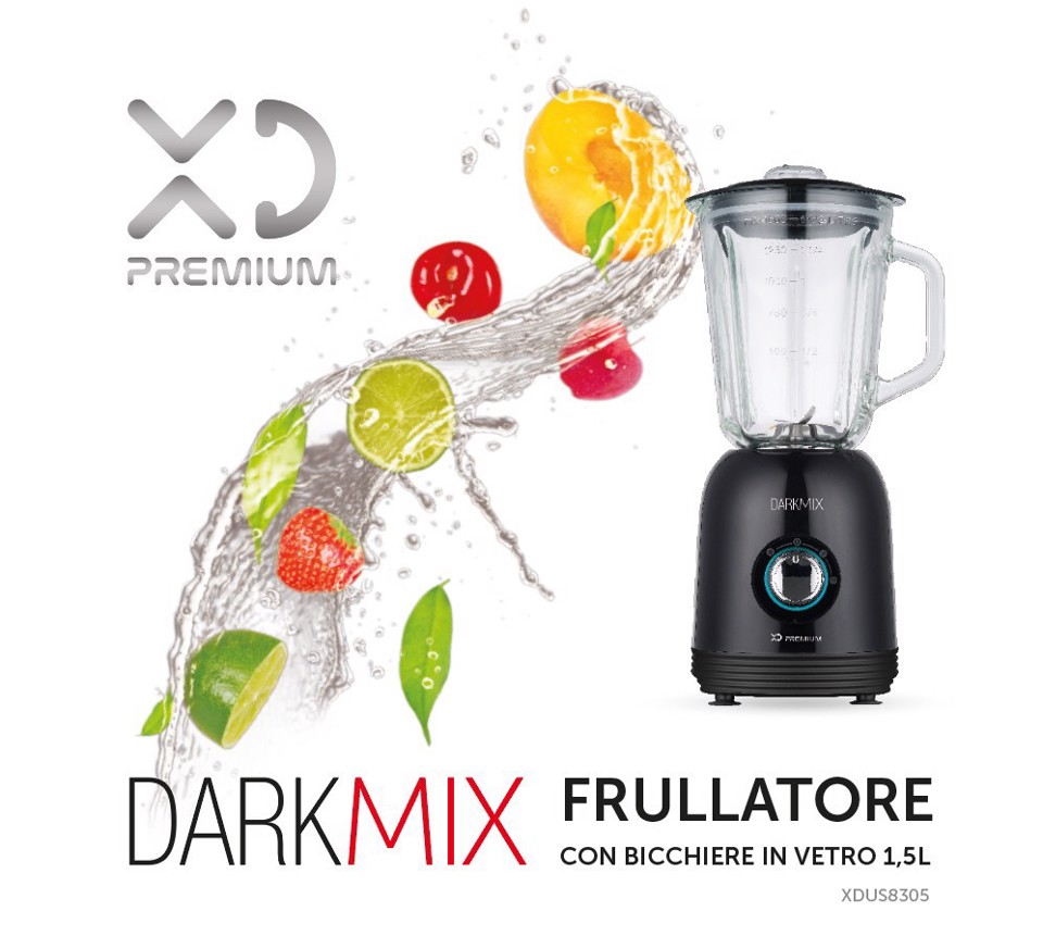 XD Enjoy XDUS8305 frullatore 1,5 L Frullatore da tavolo 800 W Nero