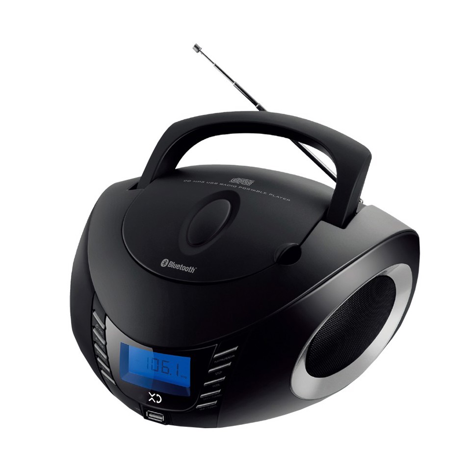 XD Enjoy XDUSB882BKSIL impianto stereo portatile Digitale 5 W FM Nero, Argento Riproduzione MP3 XD Enjoy XDUSB882BKSIL impianto stereo portatile Digitale 5 W FM Nero, Argento Riproduzione MP3