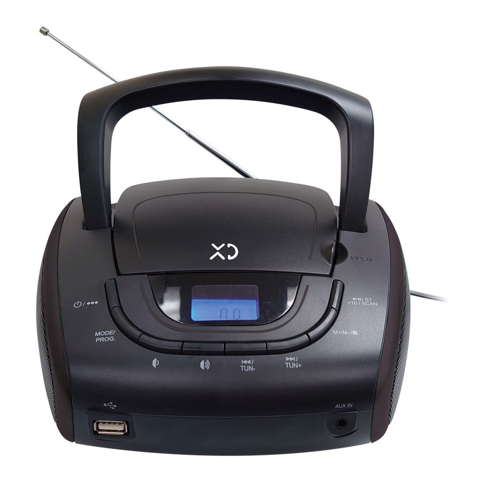 XD Enjoy XDUSB918PBLK lettore CD Nero Lettore CD portatile