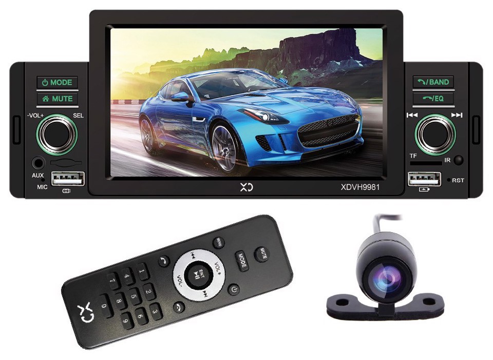 XD Enjoy XDVH9981 Ricevitore multimediale per auto Nero 100 W Bluetooth