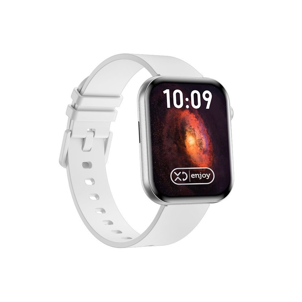 XD Enjoy XDVLD59SIL smartwatch e orologio sportivo 4,7 cm (1.85") AMOLED Digitale 390 x 450 Pixel Bianco