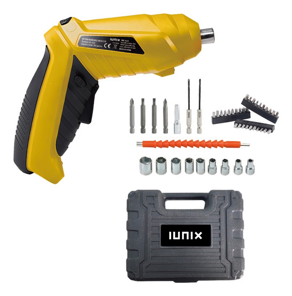 XD Enjoy XDVV42C cacciavite elettrico e avvitatore a impulso 250 Giri/min Nero, Giallo