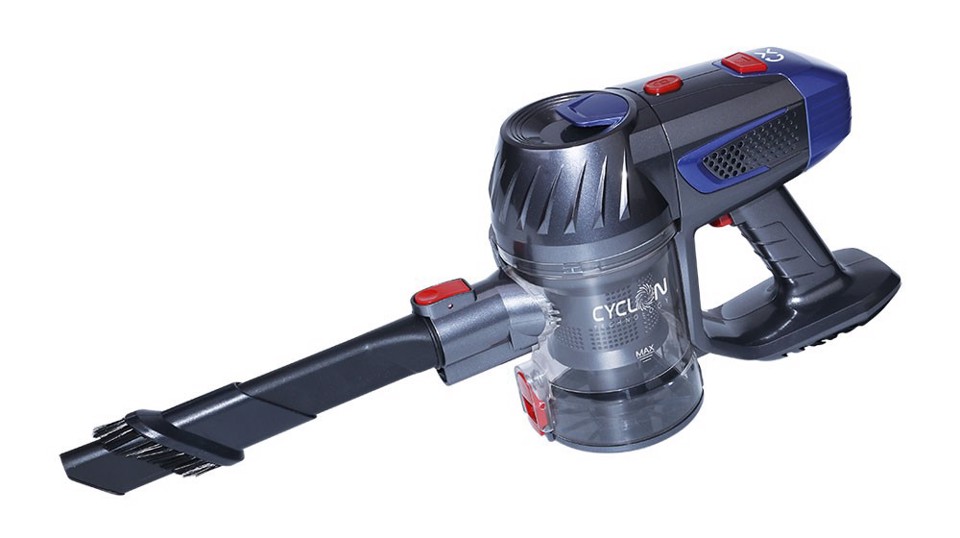XD Enjoy XDZK33 scopa elettrica Aspirapolvere a bastone 2 in 1 Batteria Secco HEPA Senza sacchetto 150 W Grigio, Arancione, Rosso 2,2 Ah