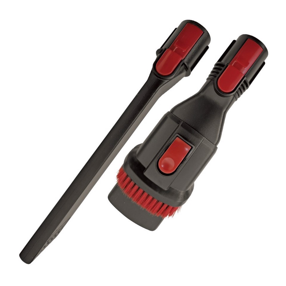 XD Enjoy XDZK99 scopa elettrica Aspirapolvere a bastone 2 in 1 Batteria Bagnato Senza sacchetto 0,7 L 250 W Borgogna, Grigio 2,2 Ah
