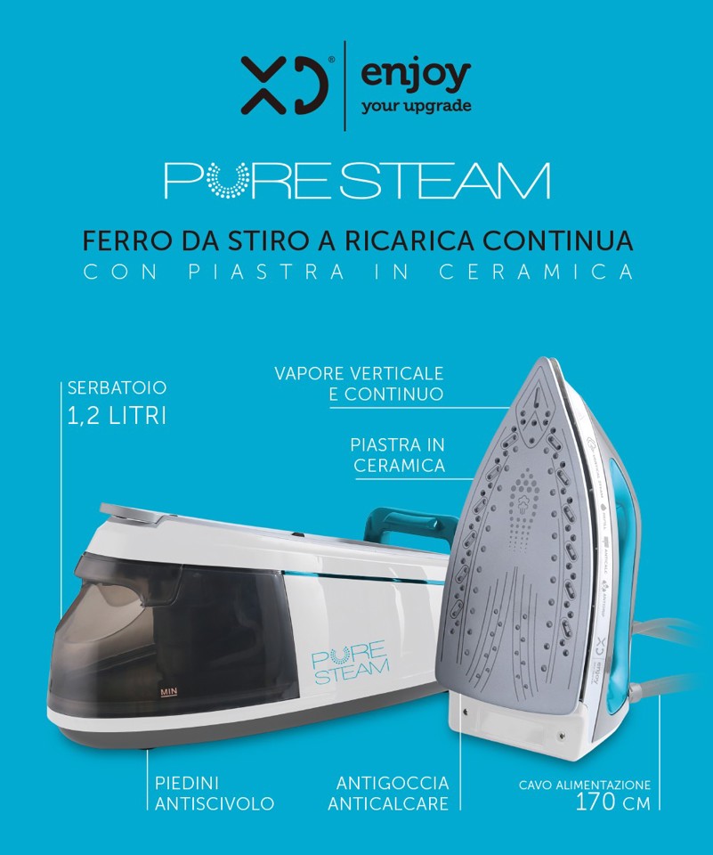XD Enjoy Ferro Da Stiro A Ricarica Continua