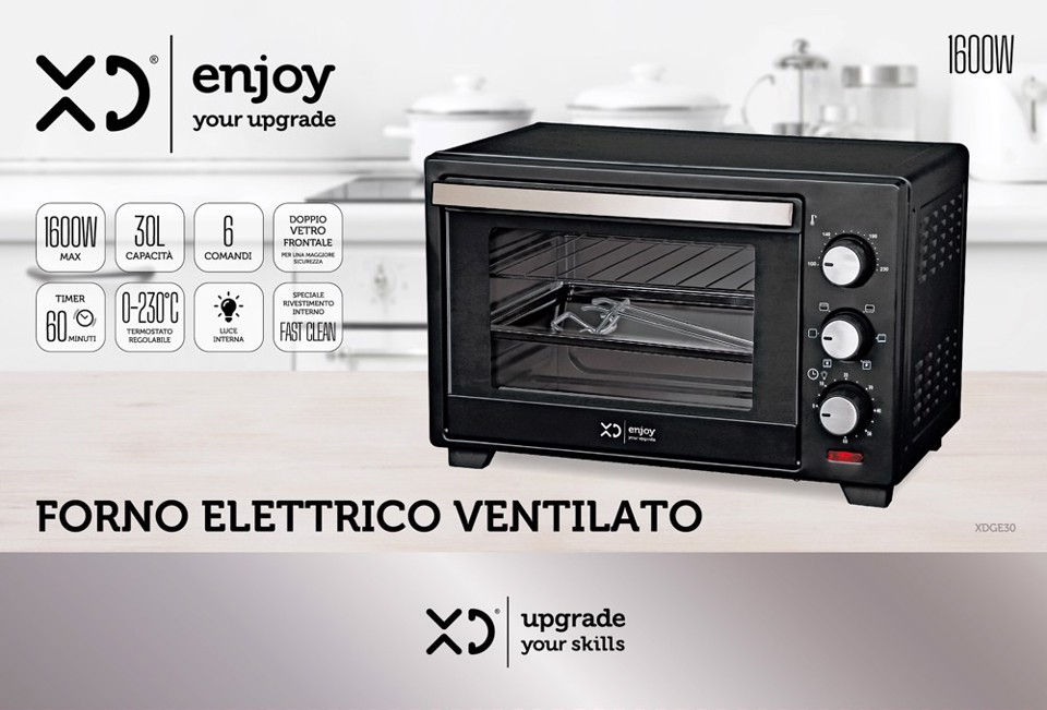 XD Enjoy Forno Elettrico Ventilato