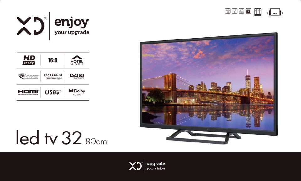 XD Enjoy LED TV 32 HD Ready - Hotel Mode